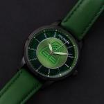HOLZKERN | Avatar Earth Kingdom Damen Armbanduhr (Moosachat / Grün)