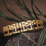 HOLZKERN | Bandlet Armband Metronom (Ahorn / Gold)