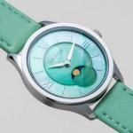 HOLZKERN | Moonray Damen Armbanduhr (Perlmutt / Grün)