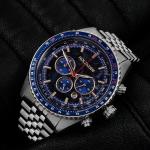 HOLZKERN | Openhorizon Herren Chronograph (blau)
