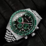 HOLZKERN | Openhorizon Herren Chronograph (grün)